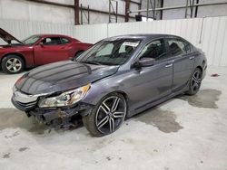 Honda salvage cars for sale: 2016 Honda Accord Sport