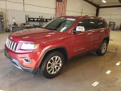 Salvage cars for sale from Copart San Antonio, TX: 2014 Jeep Grand Cherokee Limited