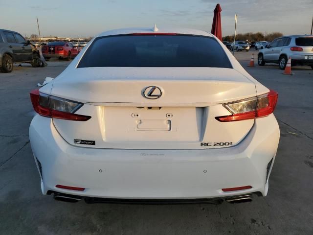 2016 Lexus RC 200T