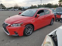 2016 Lexus CT 200 en venta en San Martin, CA