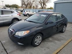 Salvage cars for sale from Copart Sacramento, CA: 2010 Hyundai Elantra Blue