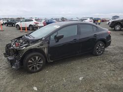 Salvage cars for sale from Copart Antelope, CA: 2015 Honda Civic EX