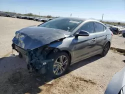 Salvage cars for sale at Tucson, AZ auction: 2018 Hyundai Elantra SEL