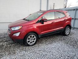 Ford Ecosport salvage cars for sale: 2018 Ford Ecosport SE