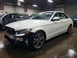 Salvage cars for sale at Elgin, IL auction: 2018 Mercedes-Benz C300