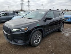 Salvage cars for sale at Elgin, IL auction: 2021 Jeep Cherokee Latitude Plus