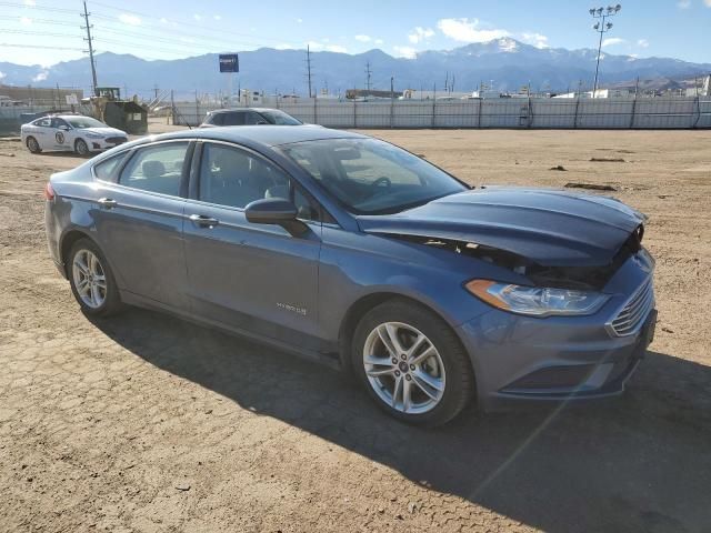 2018 Ford Fusion S Hybrid