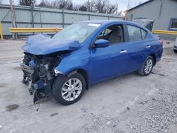 Salvage cars for sale at Wichita, KS auction: 2016 Nissan Versa S