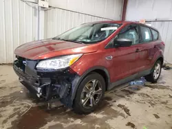 Salvage cars for sale at Pennsburg, PA auction: 2016 Ford Escape S