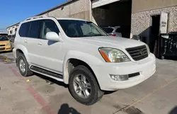 Salvage cars for sale at Grand Prairie, TX auction: 2005 Lexus GX 470