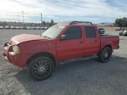 Salvage cars for sale at Mentone, CA auction: 2003 Nissan Frontier Crew Cab XE