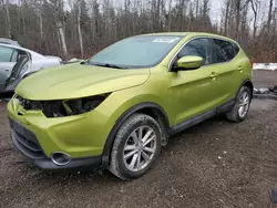 Salvage cars for sale at Cookstown, ON auction: 2017 Nissan Rogue Sport S