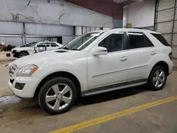 Salvage cars for sale from Copart Mocksville, NC: 2011 Mercedes-Benz ML 350