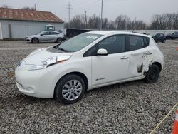 Nissan salvage cars for sale: 2015 Nissan Leaf S