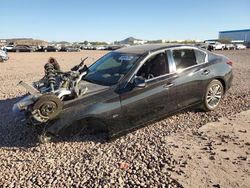 Salvage cars for sale from Copart Phoenix, AZ: 2018 Infiniti Q50 Luxe