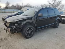 Salvage cars for sale at Wichita, KS auction: 2017 Dodge Journey SE