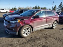 Salvage cars for sale at Denver, CO auction: 2019 Ford Edge SEL