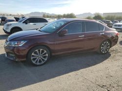 Salvage cars for sale at Las Vegas, NV auction: 2015 Honda Accord Sport