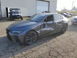 Lexus is 350 f s salvage cars for sale: 2024 Lexus IS 350 F Sport