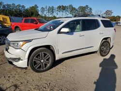 Salvage cars for sale at Harleyville, SC auction: 2018 GMC Acadia Denali