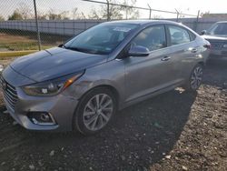 Salvage cars for sale at Houston, TX auction: 2022 Hyundai Accent Limited