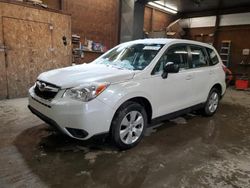 Vehiculos salvage en venta de Copart Ebensburg, PA: 2015 Subaru Forester 2.5I