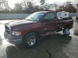 Salvage cars for sale at Savannah, GA auction: 2002 Dodge RAM 1500