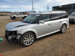 Salvage cars for sale at Colorado Springs, CO auction: 2014 Ford Flex Limited