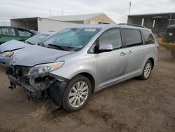 Salvage cars for sale at Brighton, CO auction: 2017 Toyota Sienna XLE