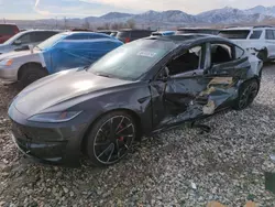 Salvage cars for sale at Magna, UT auction: 2024 Tesla Model 3