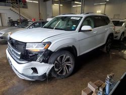 Salvage cars for sale at New Britain, CT auction: 2021 Volkswagen Atlas SEL Premium