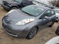 Salvage cars for sale at auction: 2015 Nissan Leaf S