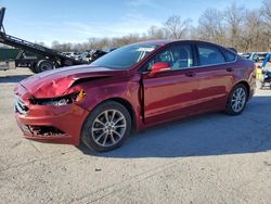 2017 Ford Fusion SE en venta en Ellwood City, PA