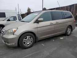 Salvage cars for sale at Wilmington, CA auction: 2006 Honda Odyssey EX