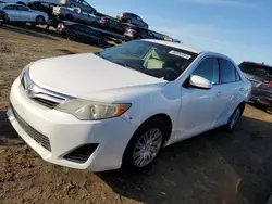 Salvage cars for sale at American Canyon, CA auction: 2012 Toyota Camry Base