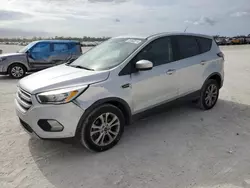 Salvage cars for sale at Arcadia, FL auction: 2017 Ford Escape SE