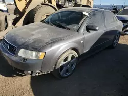 Audi salvage cars for sale: 2003 Audi A4 1.8T Quattro