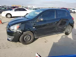 Salvage cars for sale at Grand Prairie, TX auction: 2020 Mitsubishi Mirage ES