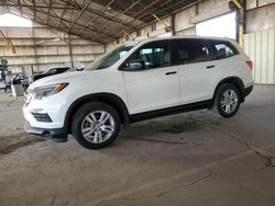 Salvage cars for sale at Phoenix, AZ auction: 2017 Honda Pilot LX