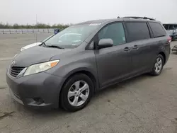 2012 Toyota Sienna LE en venta en Fresno, CA