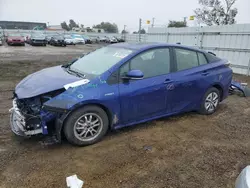 Salvage cars for sale at American Canyon, CA auction: 2016 Toyota Prius