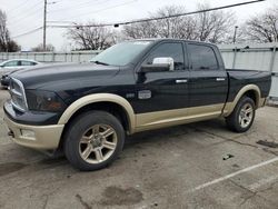 Salvage cars for sale at Moraine, OH auction: 2012 Dodge RAM 1500 Longhorn