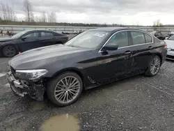 BMW salvage cars for sale: 2018 BMW 530 XI