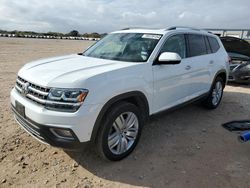 Salvage cars for sale at San Antonio, TX auction: 2018 Volkswagen Atlas SEL Premium