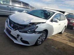 Nissan salvage cars for sale: 2017 Nissan Sentra S