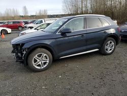 Salvage cars for sale from Copart Arlington, WA: 2018 Audi Q5 Premium Plus