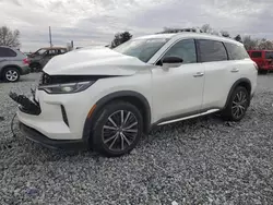 Salvage cars for sale at Mebane, NC auction: 2023 Infiniti QX60 Sensory