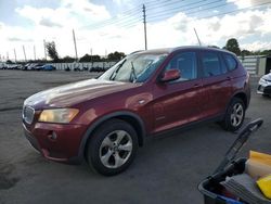 Salvage cars for sale at Miami, FL auction: 2011 BMW X3 XDRIVE28I