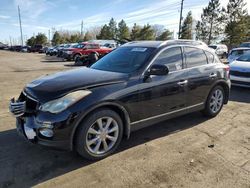 Salvage cars for sale at Denver, CO auction: 2011 Infiniti EX35 Base