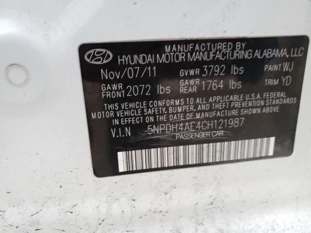 2012 Hyundai Elantra GLS